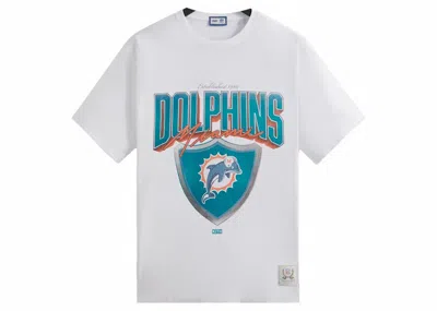 Pre-owned Kith Men's  X Nfl Dolphins Vintage Tee Shirt In White