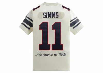 Pre-owned Kith Men's  X Nfl Giants Mitchell & Ness Phil Simms Jersey In Sandrift