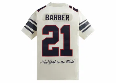 Pre-owned Kith Men's  X Nfl Giants Mitchell & Ness Tiki Barber Jersey In Sandrift