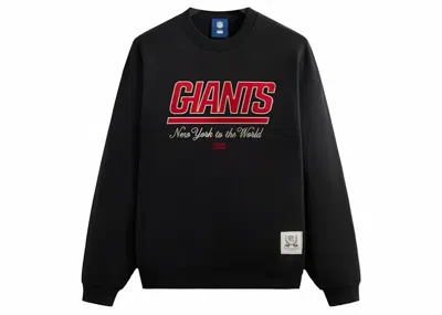 Pre-owned Kith Men's  X Nfl Giants Nelson Vintage Crewneck Sweatshirt In Black