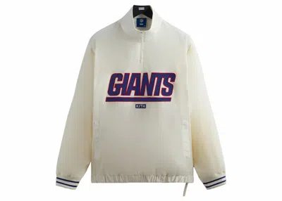 Pre-owned Kith Men's  X Nfl Giants Nylon Mock Neck Quarter Zip In Nano