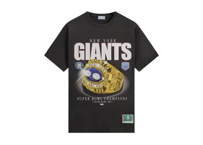 Pre-owned Kith Men's  X Nfl New York Giants Ring Vintage Jones Tee Shirt In Black