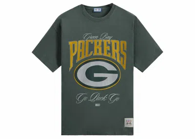 Pre-owned Kith Men's  X Nfl Packers Vintage Tee Shirt In Stadium In Gray