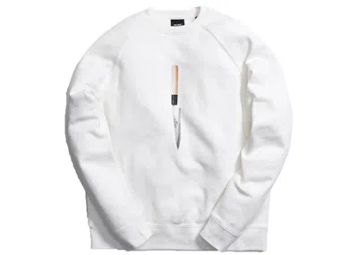 Pre-owned Kith Men's  X Nobu Knife Sweatshirt In White
