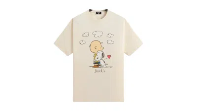 Pre-owned Kith Men's  X Peanuts Charlie Brown Just Us Tee Shirt In Sandrift