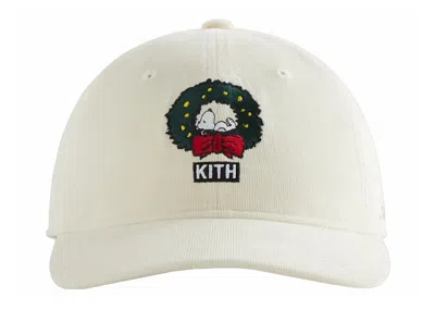 Pre-owned Kith Men's  X Peanuts Corduroy Adjustable Cap In Sandrift