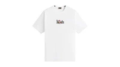Pre-owned Kith Men's  X Peanuts Golf Serif Tee Shirt In White