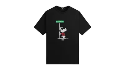 Pre-owned Kith Men's  X Peanuts Joe Cool Street Tee Shirt In Black