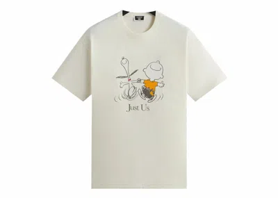 Pre-owned Kith Men's  X Peanuts Just Us Tee Shirt In Sandrift