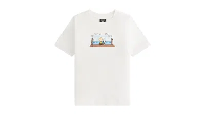 Pre-owned Kith Men's  X Peanuts Kids Ocean View Classic Logo Tee Shirt In White