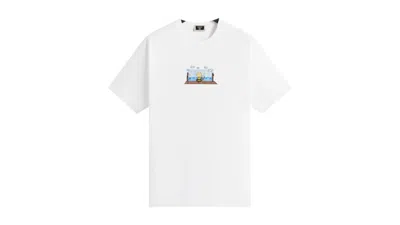 Pre-owned Kith Men's  X Peanuts Ocean View Classic Logo Tee Shirt In White