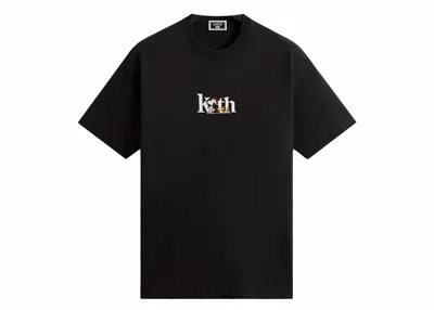 Pre-owned Kith Men's  X Peanuts Serif Tee Shirt In Black