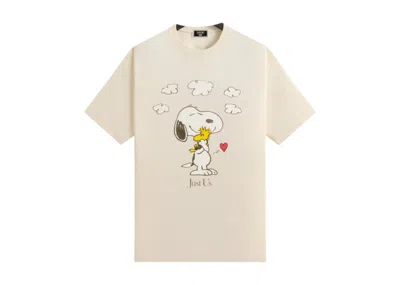 Pre-owned Kith Men's  X Peanuts Snoopy Just Us Tee Shirt In Sandrift