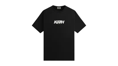 Pre-owned Kith Men's  X Peanuts Snoopy Run Fast Logo Tee Shirt In Black