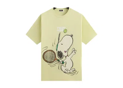Pre-owned Kith Men's  X Peanuts Tennis Vintage Tee Shirt In Cucumber