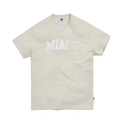 Pre-owned Kith Men's  X Russell Athletic X Vogue Tee Shirt In Turtle Dove