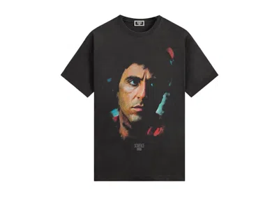 Pre-owned Kith Men's  X Scarface Tony Portrait Vintage Tee Shirt In Black