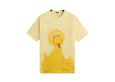 Pre-owned Kith Men's  X Sesame Street Big Bird Tee Shirt In Sunrise In Orange