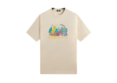Pre-owned Kith Men's  X Sesame Street Camp Vintage Tee Shirt In Waffle