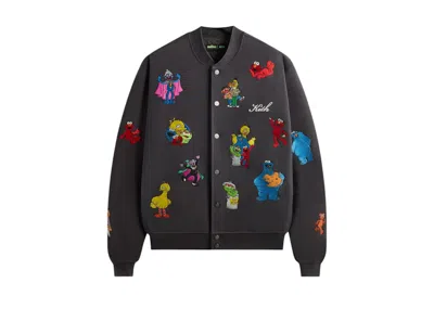 Pre-owned Kith Men's  X Sesame Street Marvin Bomber Jacket In Hematite