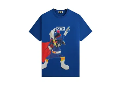 Pre-owned Kith Men's  X Sesame Street Super Grover Tee Shirt In Current