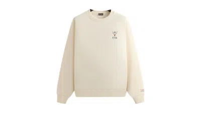 Pre-owned Kith Men's  X South2 West8 Columbia Nelson Crewneck Sweatshirt In Sandrift