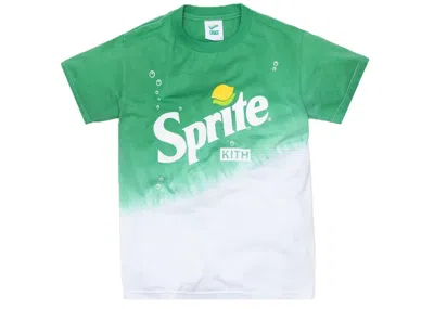 Pre-owned Kith Men's  X Sprite Gradient Tee Shirt In Green