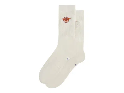 Pre-owned Kith Men's  X Stance The New York Knicks Wingman Crew Socks In Silk In Silver