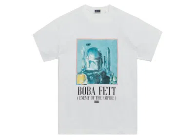 Pre-owned Kith Men's  X Star Wars Boba Fett Vintage Tee Shirt In White