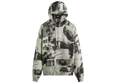 Pre-owned Kith Men's  X Star Wars Darth Vader Illustration Hoodie In Waffle In Yellow
