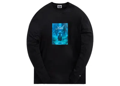Pre-owned Kith Men's  X Star Wars Do Or Do Not Long Sleeve Tee Shirt In Black