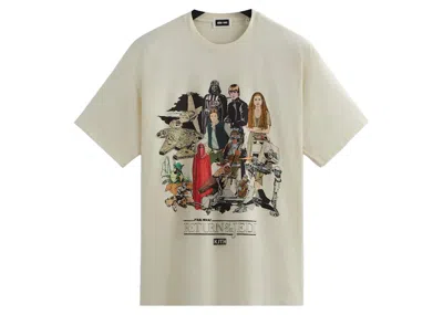 Pre-owned Kith Men's  X Star Wars Illustration Vintage Tee Shirt In Sandrift Ph