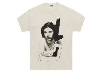 Pre-owned Kith Men's  X Star Wars Leia Vintage Tee Shirt In Sandrift