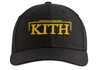 Pre-owned Kith Men's  X Star Wars Logo New Era 59fifty Low Profile Cap In Black Ph