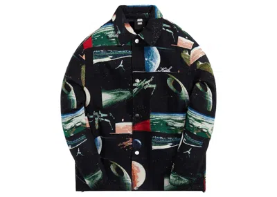 Pre-owned Kith Men's  X Star Wars Planets Coaches Jacket In Black