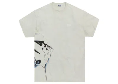 Pre-owned Kith Men's  X Star Wars Storm Trooper Tee Shirt In Chalk In Gray