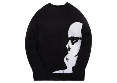 Pre-owned Kith Men's  X Star Wars Stormtrooper Crewneck Sweatshirt Sweater In Black