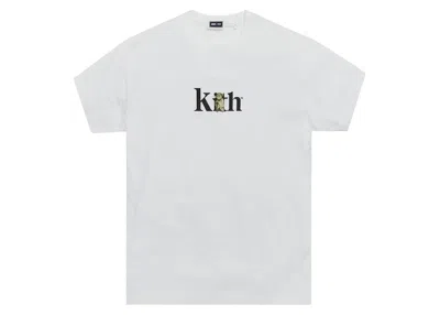 Pre-owned Kith Men's  X Star Wars Yoda Serif Tee Shirt In White