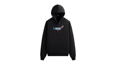 Pre-owned Kith Men's  X Superman Booth Nelson Hoodie In Black