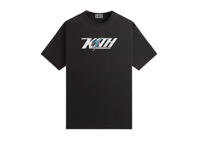 Pre-owned Kith Men's  X Superman Flight Vintage Tee Shirt In Black