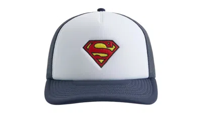 Pre-owned Kith Men's  X Superman Nolan Trucker Hat In Nocturnal