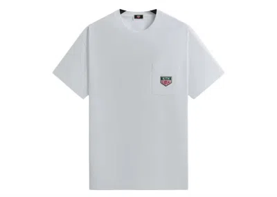 Pre-owned Kith Men's  X Tag Heuer Formula 1 Badge Pocket Tee Shirt In White