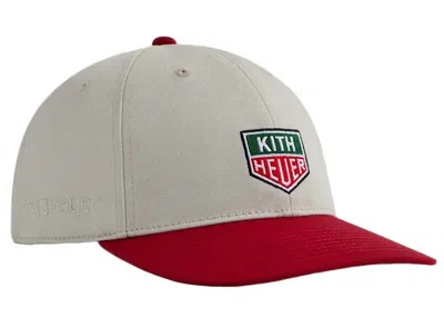 Pre-owned Kith Men's  X Tag Heuer Formula 1 Two Tone Aaron Cap In Sandrift