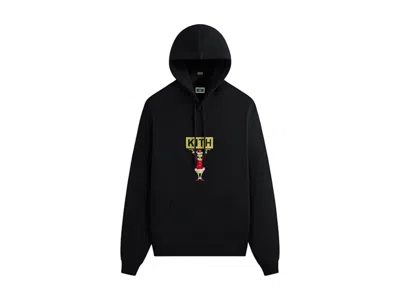 Pre-owned Kith Men's  X The Grinch Classic Logo Williams Iii Hoodie In Black Beauty