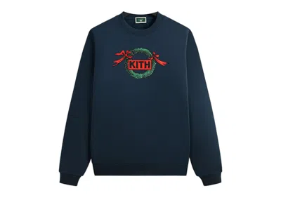Pre-owned Kith Men's  X The Grinch Feast Nelson Crewneck Sweatshirt In Nocturnal