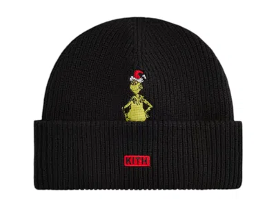 Pre-owned Kith Men's  X The Grinch Mia Beanie In Black