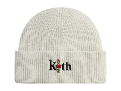 Pre-owned Kith Men's  X The Grinch Mia Beanie In Light Heather Grey