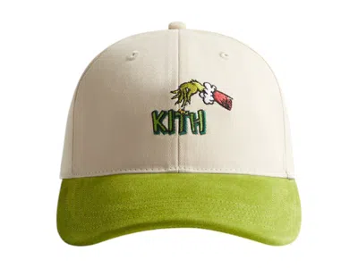 Pre-owned Kith Men's  X The Grinch Suede Brim Aaron Cap In Matcha