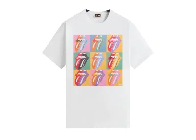 Pre-owned Kith Men's  X The Rolling Stones 1989 Tour Vintage Tee Shirt In White