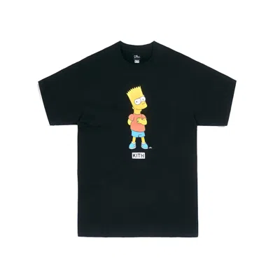 Pre-owned Kith Men's  X The Simpsons Bart Tee Shirt In Black